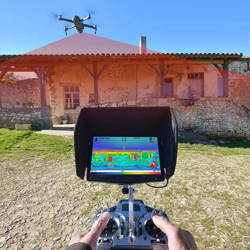 Drone thermography
